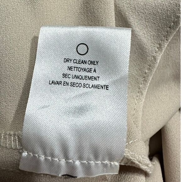 Sachin & Babi Freya Dress Women's 4 Champagne Satin V-Neck Sleeveless Maxi Gown - Picture 9 of 14